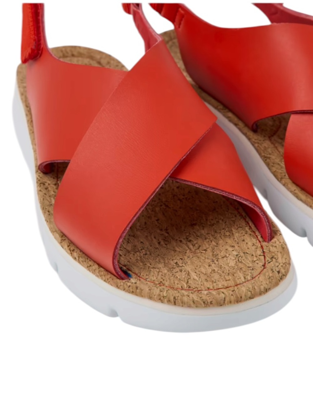 Camper Oruga Red Leather Sandals – EU39/US8.5 - Picture 2 of 8